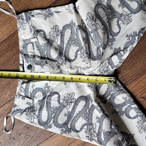 MOTEL high waist jeans with dragons Small - Picture 10 of 11